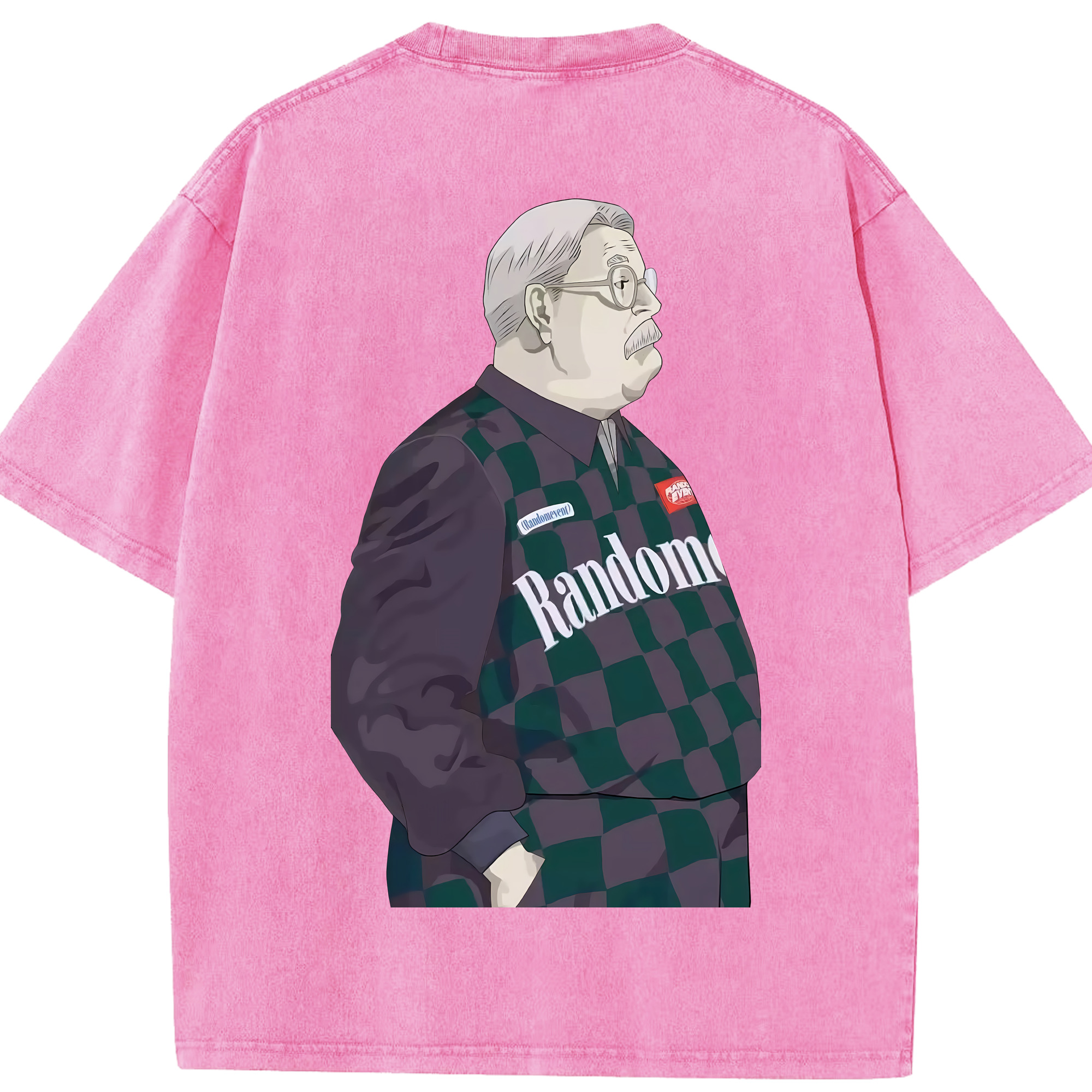 SLAM DUNK／スラムダンク 綿100% ヴィンテージ風 半袖Tシャツ（背面プリント）